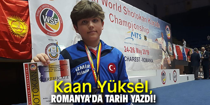 Kaan Yüksel, Romanya’da tarih yazdı!