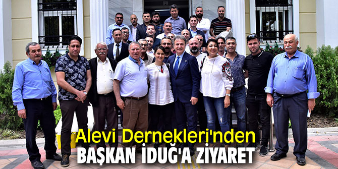Alevi Dernekleri'nden Başkan İduğ'a ziyaret