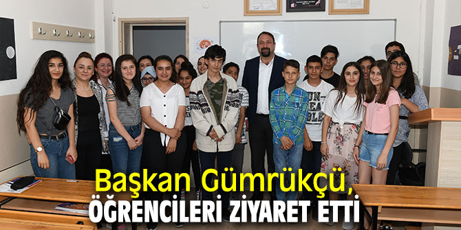 Başkan Gümrükçü, ÇİBEM'de eğitim gören öğrencileri ziyaret etti