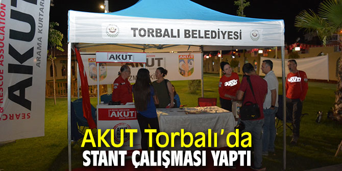AKUT Torbalı’da stant açtı, vatandaşları bilgilendirdi!