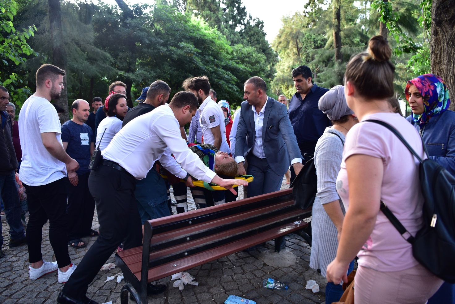 Bornova'da korkutan kaza