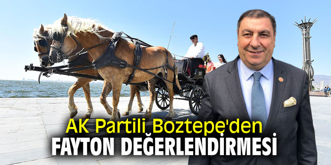 AK Partili Boztepe'den fayton değerlendirmesi
