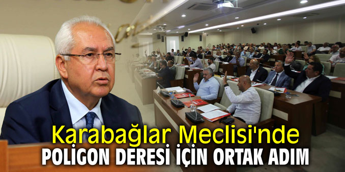 Karabağlar Meclisi'nde Poligon Deresi için ortak adım