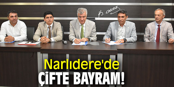 Narlıdere'de çifte bayram!