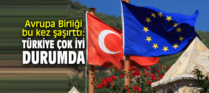 Avrupa Birliği bu kez şaşırttı: Türkiye çok iyi durumda