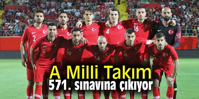 A Milli Takım 571. sınavına çıkıyor