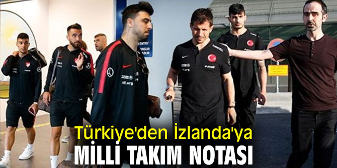 Türkiye'den İzlanda'ya nota!