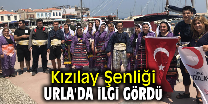 Kızılay Şenliği Urla'da ilgi gördü (Haber: Selcan Öztürk)
