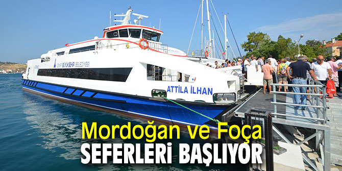 Büyükşehir, Foça ve Mordoğan'a da sefer yapacak!