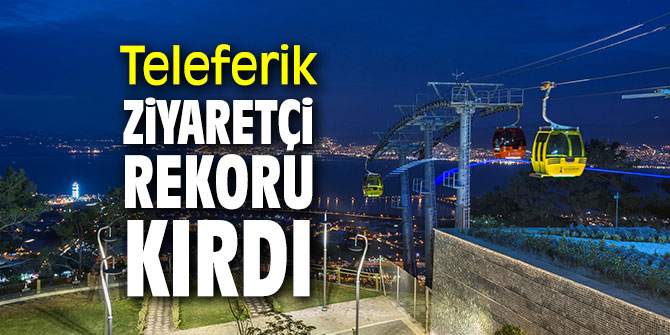 Teleferik bayram tatilinde ziyaretçi rekoru kırdı 