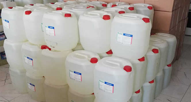 7 ton etil alkol ele geçirildi