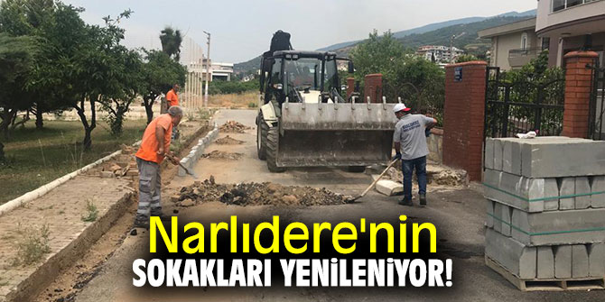 Narlıdere'nin sokakları yenileniyor!