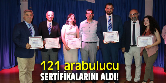 121 arabulucu sertifikalarını aldı!