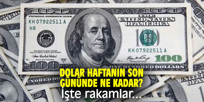 Dolar haftanın son gününde ne kadar? İşte rakamlar...