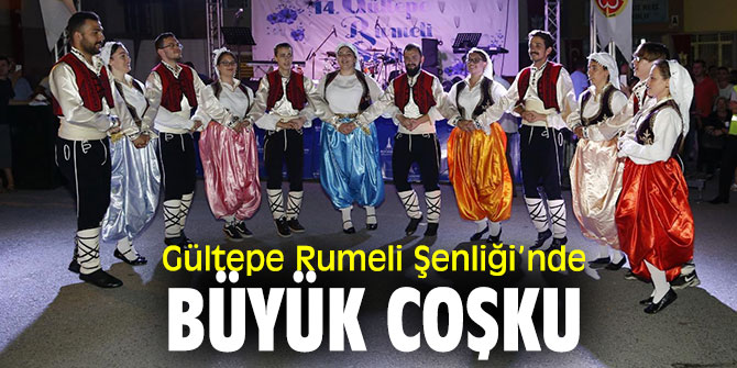 Konak'ta Gültepe Rumeli Şenliği düzenlendi