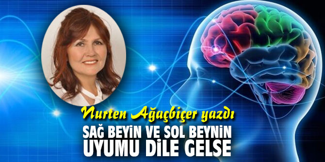 Sağ beyin ve sol beynin uyumu dile gelse