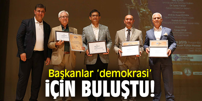 Başkanlar ‘demokrasi’ için buluştu!