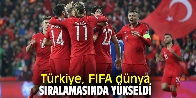 A Milli Futbol Takımı, FIFA dünya sıralamasında yükseldi