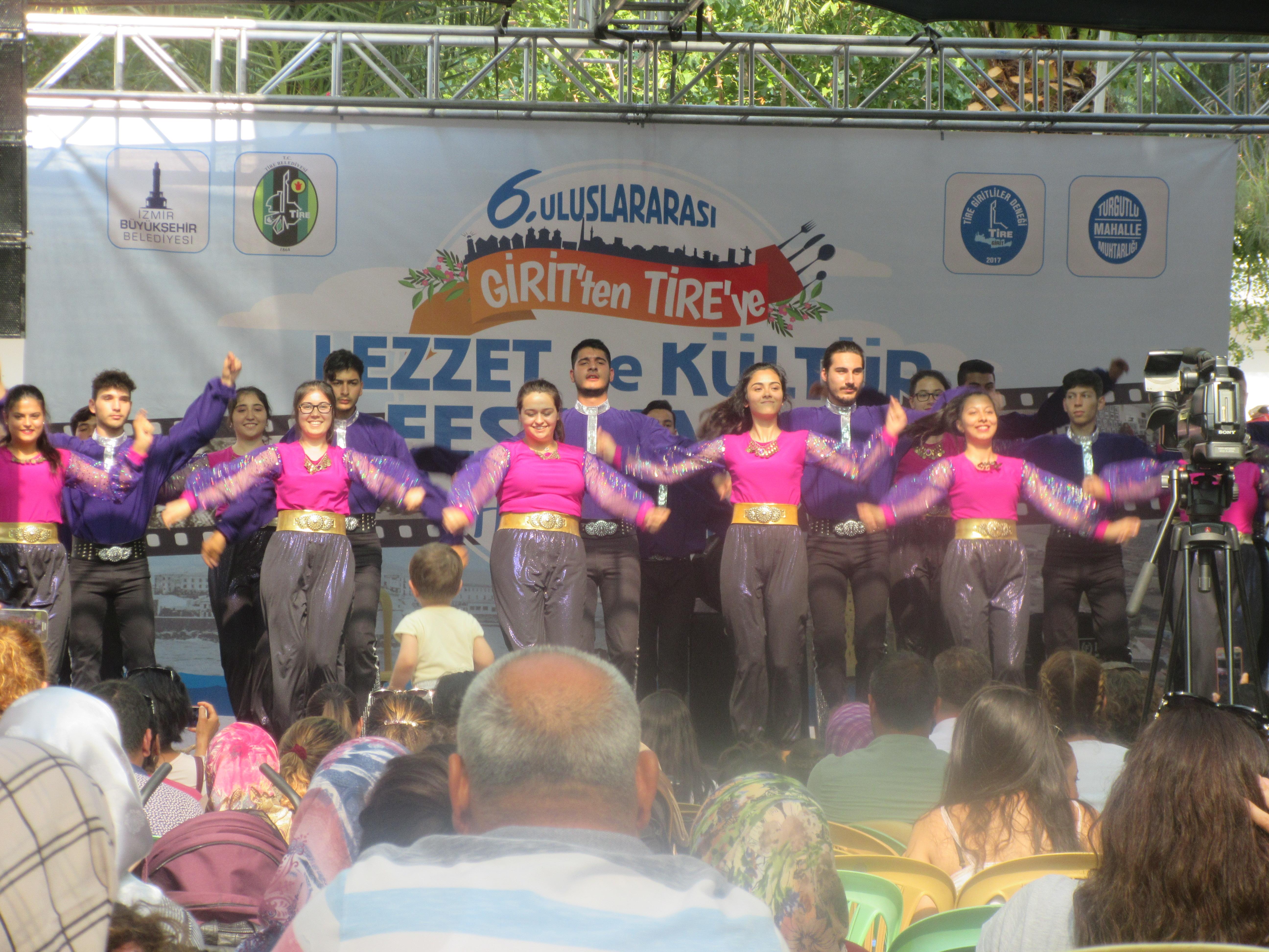 Girit'ten Tire'ye Lezzet ve Kültür Festivali’ne yine ilgi büyüktü