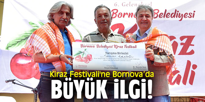 Kiraz Festivali'ne Bornova’da büyük ilgi!