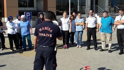 İtfaiye’den Kurumlara Yangın Eğitimi