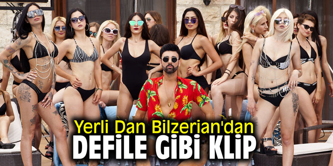 Yerli Dan Bilzerian'dan defile gibi klip
