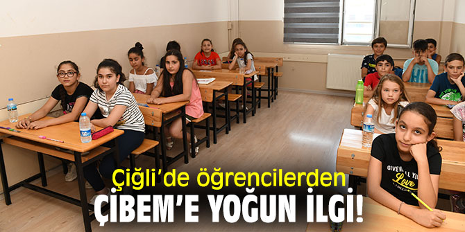 Çiğli’de öğrencilerden ÇİBEM’e yoğun ilgi!