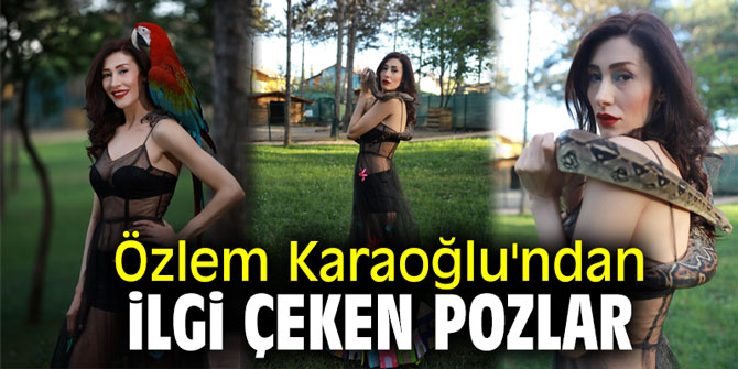 Özlem Karaoğlu'ndan ilgi çeken pozlar!