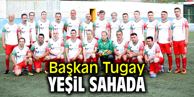 Başkan Tugay ‘Karşıyaka Belediyesi Masterler’ forması ile sahada