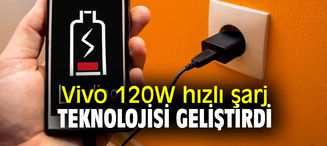 Vivo'dan hızlı şarj!