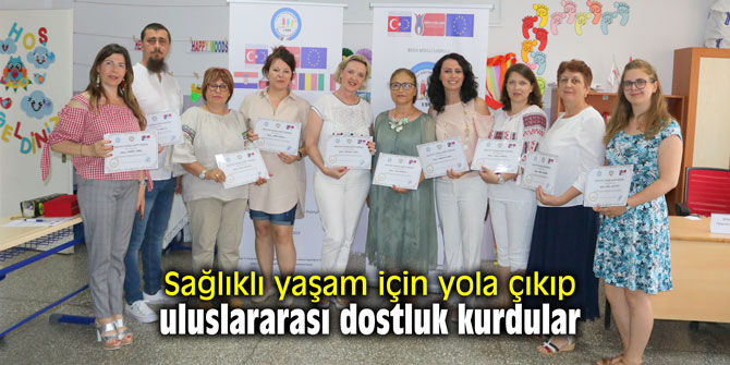 Sağlıklı yaşam için yola çıkıp uluslararası dostluk kurdular