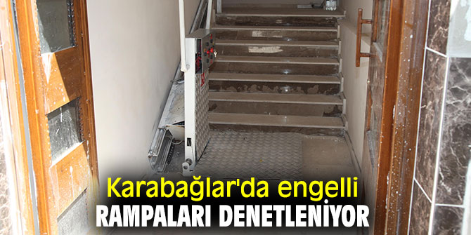 Karabağlar'da Belediye ekipleri incelemelerde bulunuyor