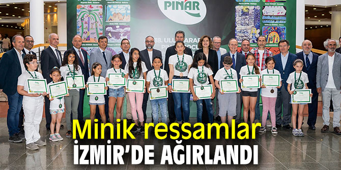 Minik ressamlar İzmir’de ağırlandı