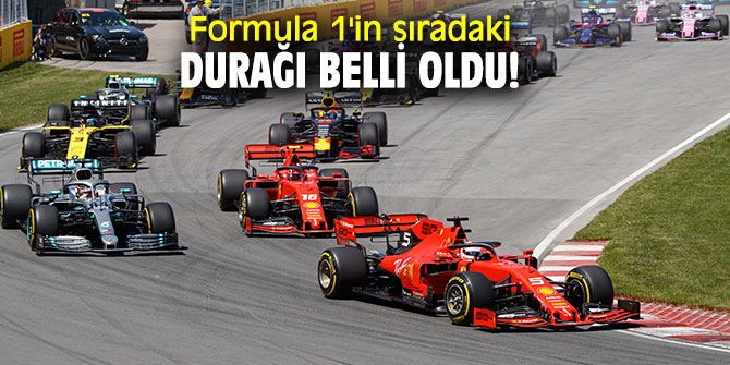 Formula 1'in sıradaki durağı belli oldu!