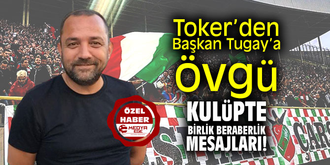 Altar Toker'den Başkan Tugay'a övgü, camiada birlik beraberlik çağrısı...