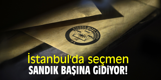 İstanbul'da seçmen sandık başına gidiyor