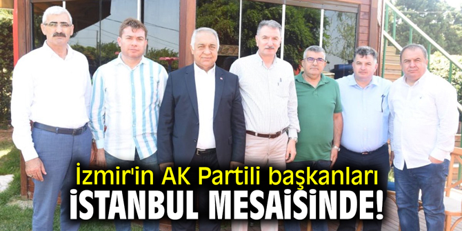 İzmir'in AK Partili başkanları İstanbul mesaisinde
