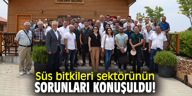 Süs bitkileri sektörünün sorunları konuşuldu!