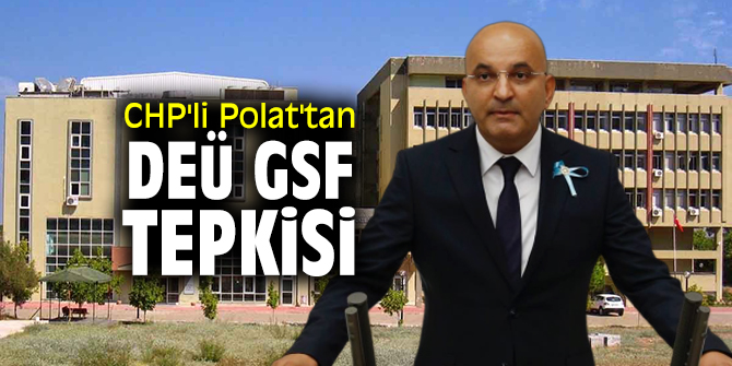CHP'li Polat'tan DEÜ GSF tepkisi