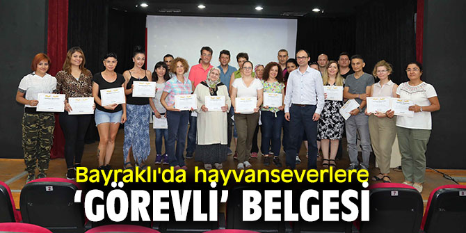 Bayraklı'da “Yerel hayvanları koruma görevlisi” eğitimi verdi