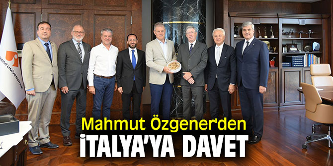 Mahmut Özgener'den İtalya’ya davet