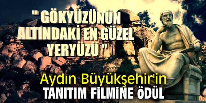 Aydın Büyükşehir'in tanıtım filmine ödül