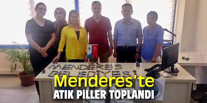 Menderes Belediyesi’nden pil toplama kampanyasına destek!