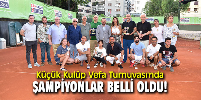Küçük Kulüp Vefa Turnuvası'nda şampiyonlar belli oldu!