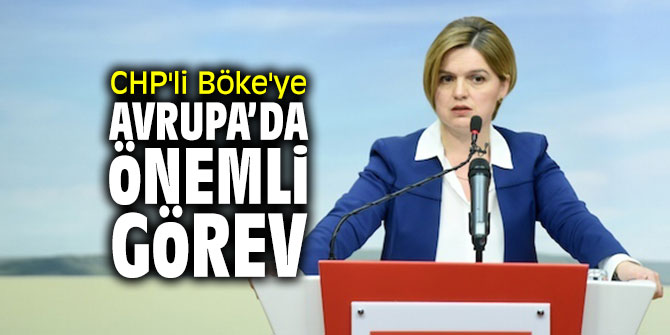 CHP'li Böke'ye Avrupa'da önemli görev
