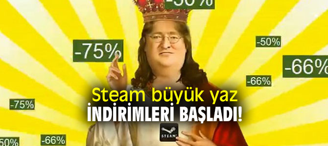 Steam büyük yaz indirimleri başladı!