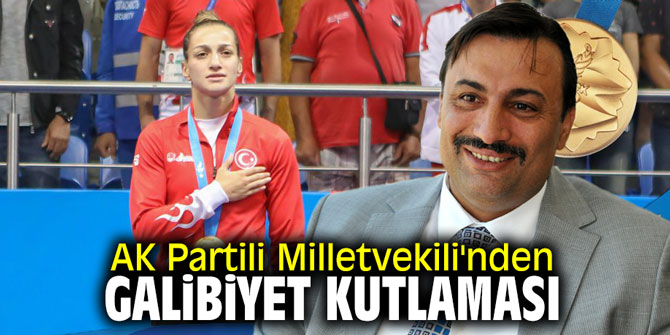 AK Partili Milletvekili'nden galibiyet kutlaması