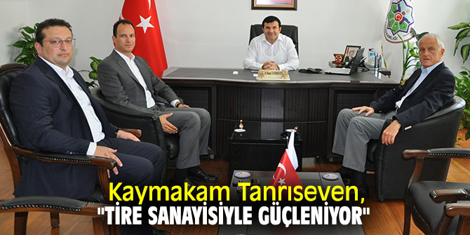 Kaymakam Tanrıseven'e Bal Yem Fabrikası yöneticilerinden ziyaret