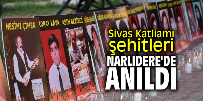 Sivas Katliamı şehitleri Narlıdere'de anıldı