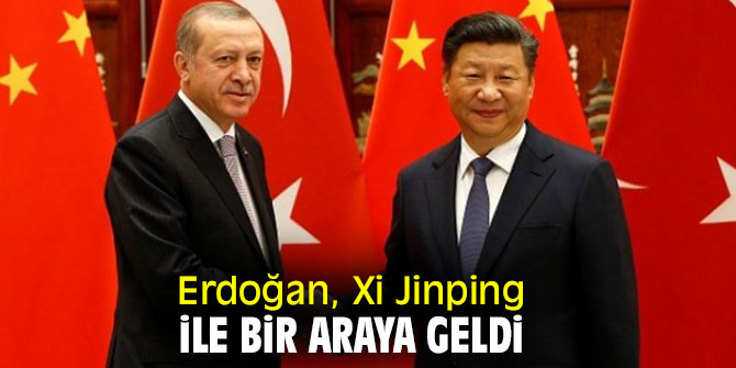 Erdoğan, Xi Jinping ile bir araya geldi